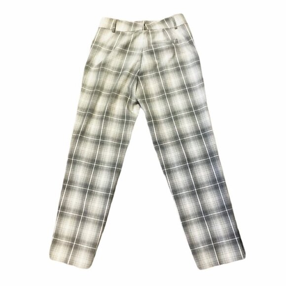 plaid straight legs pants - Picture 4 of 14